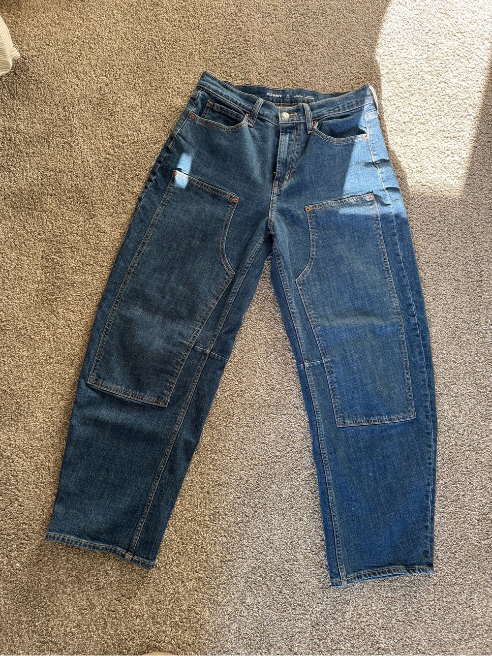 Old Navy double knee Barrel utility jeans